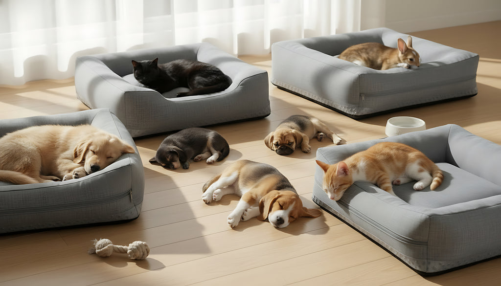 Orthopedic Memory Foam Dog Bed (Washable & Anti-Slip)