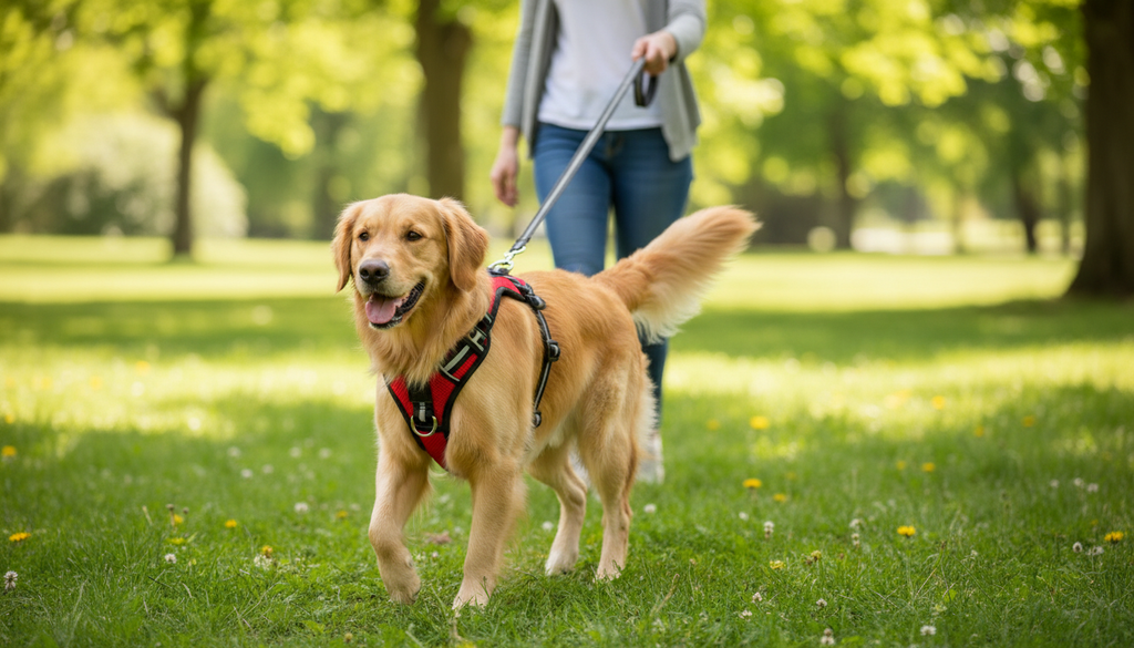Adjustable No-Pull Dog Harness – Breathable Mesh, Reflective Straps for Safe Walking