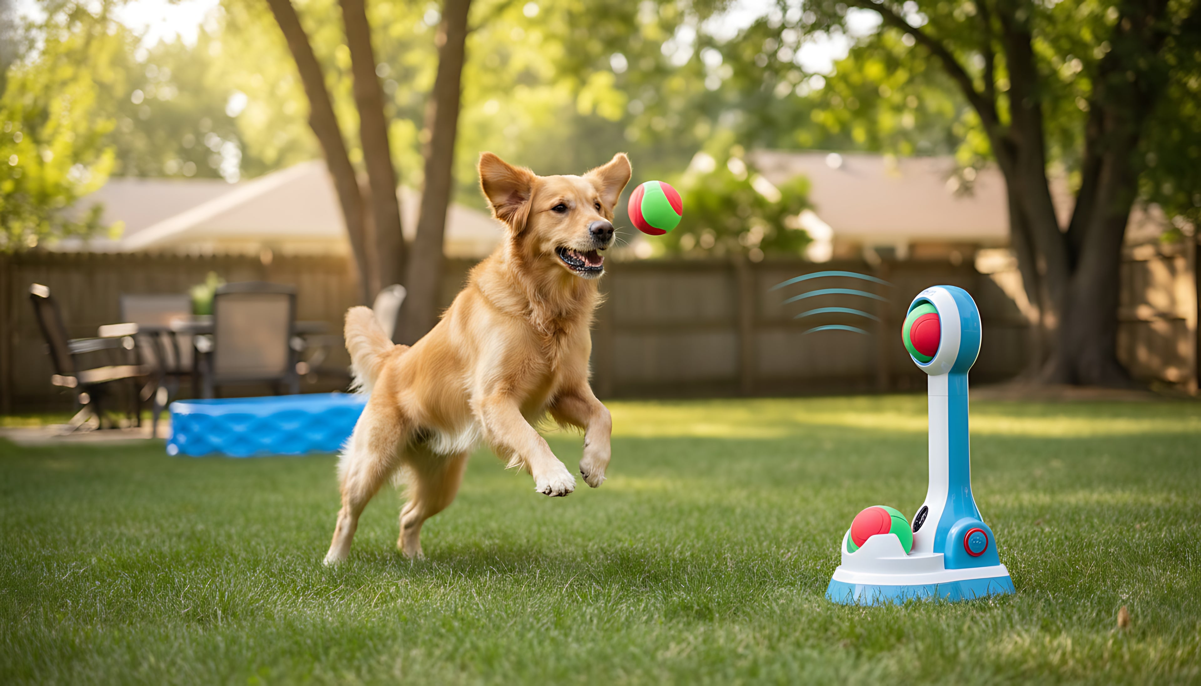 Automatic Dog Ball Launcher for Interactive Fetch Play