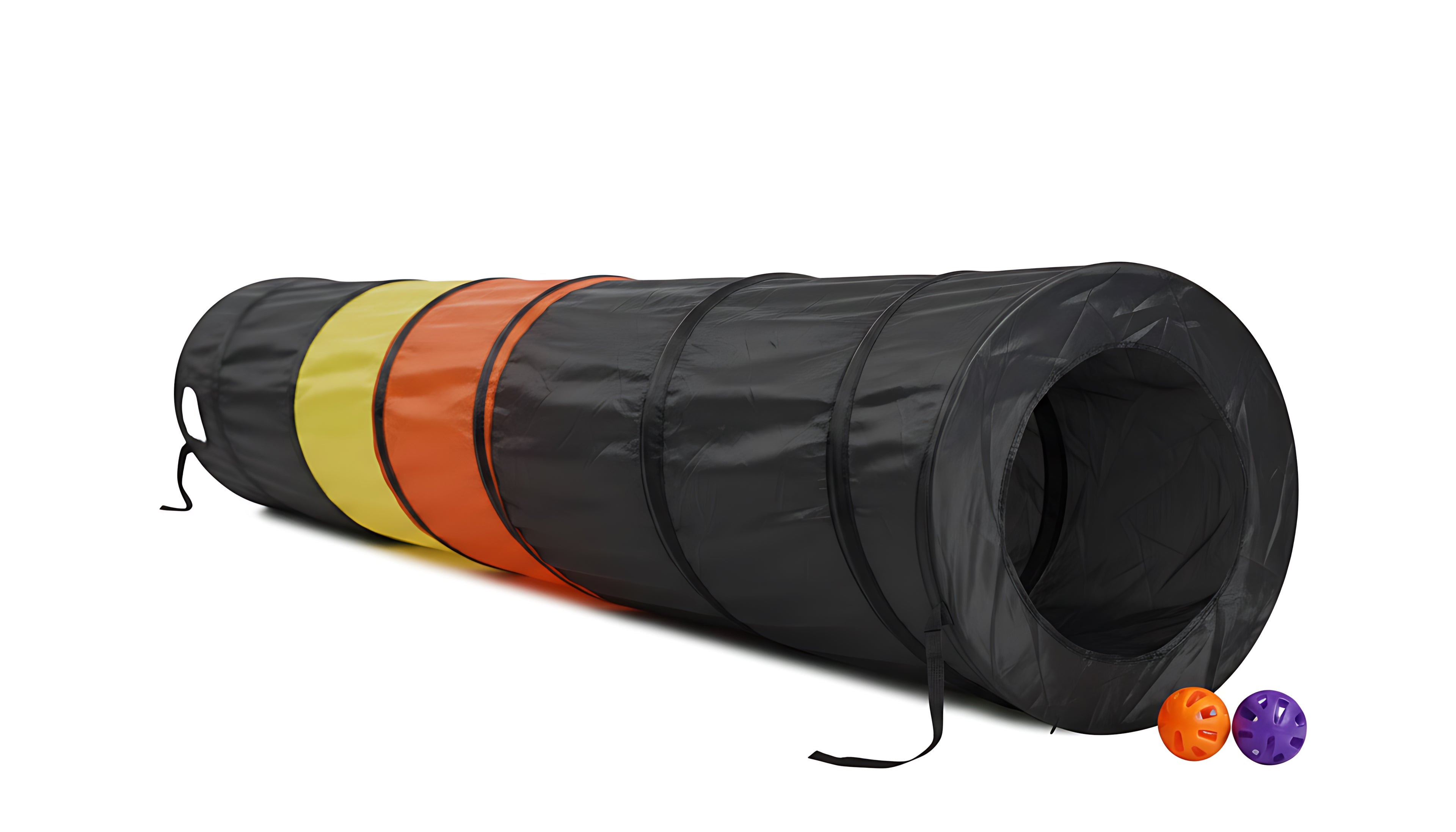 Portable Foldable Pet Play Tunnel for Cats & Small Dogs – Interactive Exercise Toy with Balls