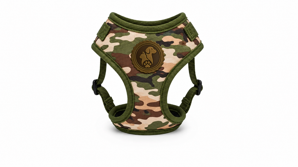 Camouflage No-Pull Dog Harness Vest