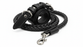 Leather Dog Collar and Lead Set – Braided Heavy Duty Leash for Dogs