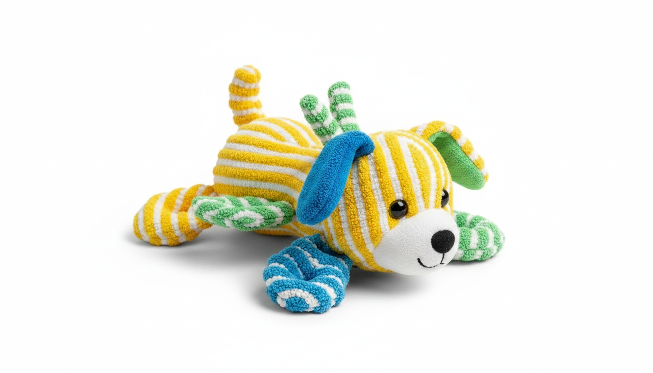 Plush Squeaky Pet Chew Toy – Soft, Durable & Interactive