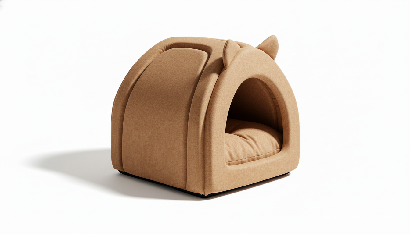 Cozy Washable Pet House Bed for Cats and Small Dogs